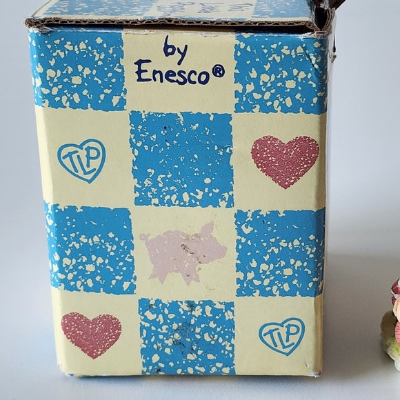 Enesco This Little Piggy Went To Market Collectible Figurine 1994 VTG With Box - Picture 11 of 16